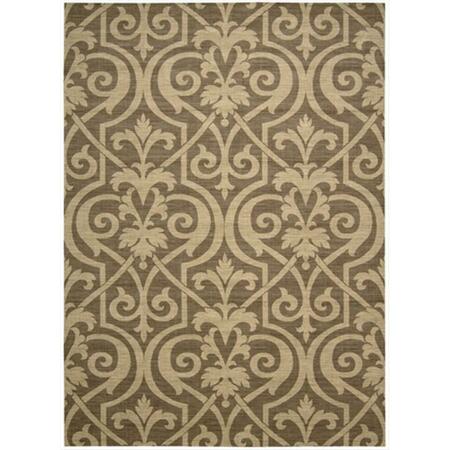 NOURISON Riviera Area Rug Collection Mocha 3 Ft 6 In. X 5 Ft 6 In. Rectangle 99446419521